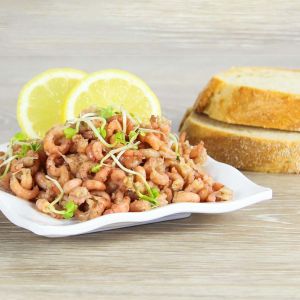 Frisches Nordseekrabbenfleisch